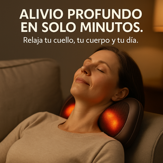 Almohada D Masaje Multiusos Con Vibrador
